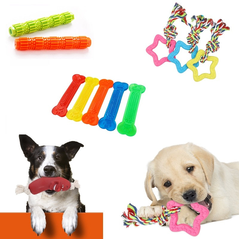 Dog Toys Pet Molar Tooth Cleaner Brushing Stick trainging Dog Chew Toy Dogs Toothbrush Doggy Puppy Dental Care Dog Pet Puppies