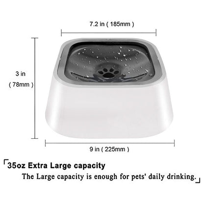 1.5L Dog Water Bowl Machine Carried Floating Bowl Cat Water Bowl Slow Water Feeder Dispenser Anti-Overflow Pet Ship In 24 Hours