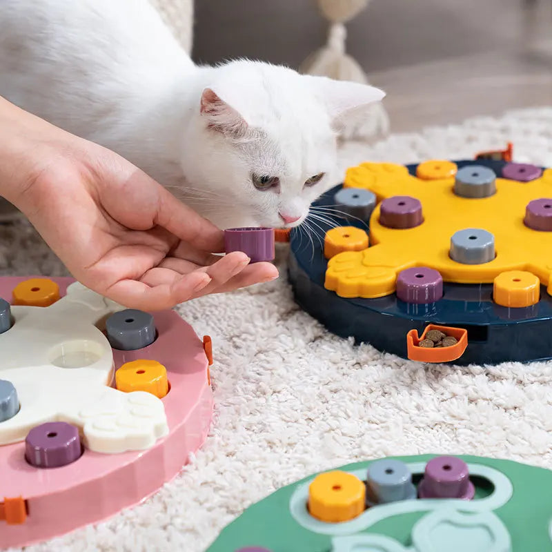 Dog Puzzle Toy Dog Bowl Cat Bowl Automatic Feeder Training Dog To Relieve Boredom Educational Toys Cat Slow Food Leakage Cat Toy