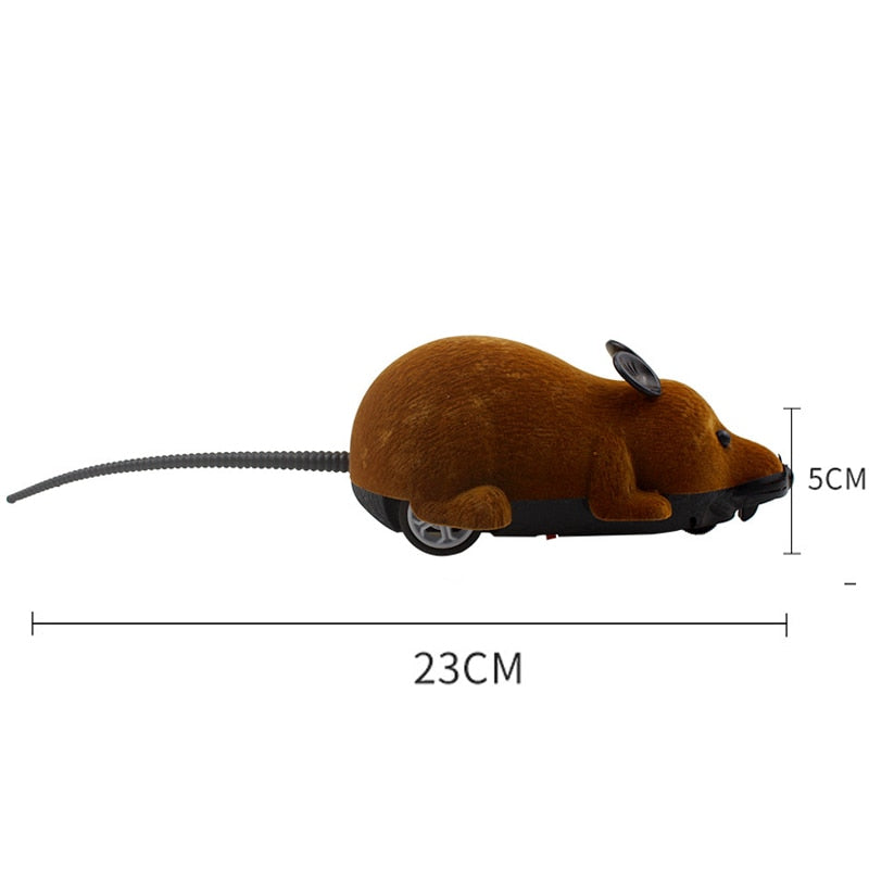 Funny Cat Toy Mouse Wireless Remote Control Simulation Mouse Electric Funny Cat Pet Toy with Remote Control Pet Toys Cat Toys