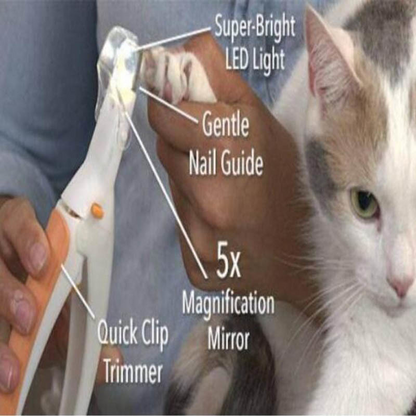 Cat and Dog nail clipper w/LED lighting