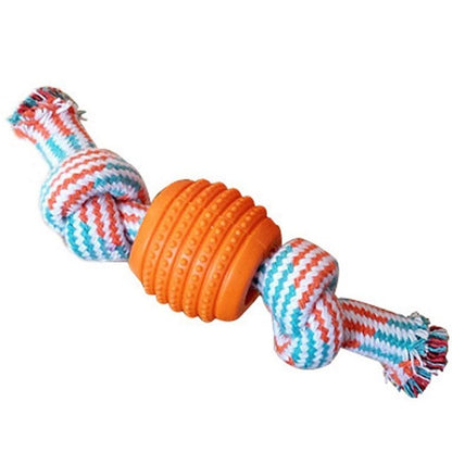 Bite Resistant Teething Rope Toy for Small and Medium Dogs