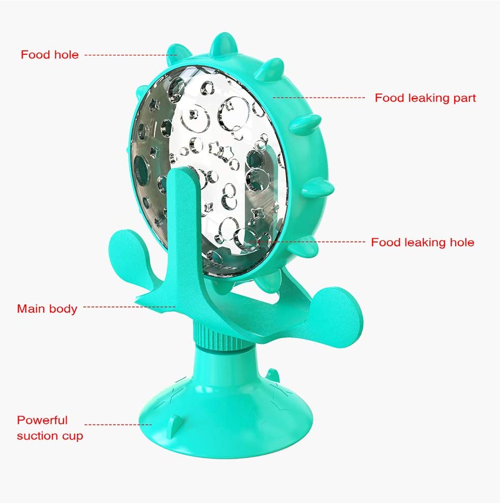 Fun Turntable Leaking Food Cat Toy Training Ball Exercise IQ Dog Cat Feeder Kitten Toy Dog Toy Pet Products