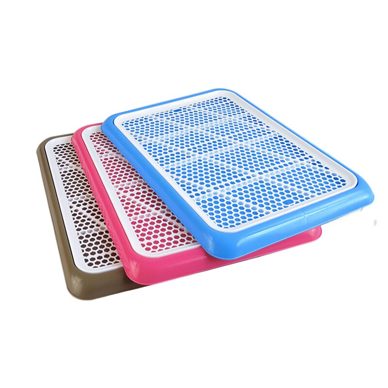 Lattice Dog Toilet Potty Training Indoor Dog Potty Tray Pet Training Toilet For Dogs Cats Puppy Potty Cat Litter Box 50x36x3cm