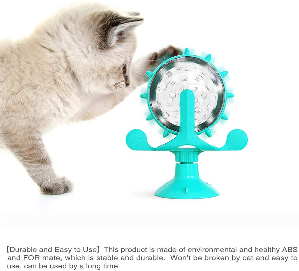 Fun Turntable Leaking Food Cat Toy Training Ball Exercise IQ Dog Cat Feeder Kitten Toy Dog Toy Pet Products