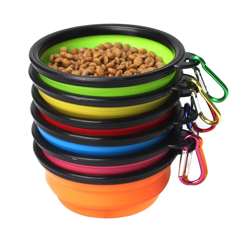 1PC Foldable Silicone Bowl for Pet