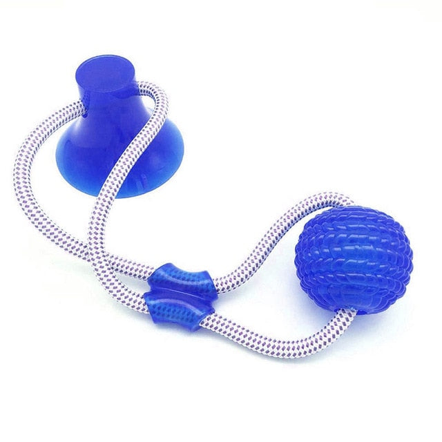 Silicon Dog Tug Toy Feeder