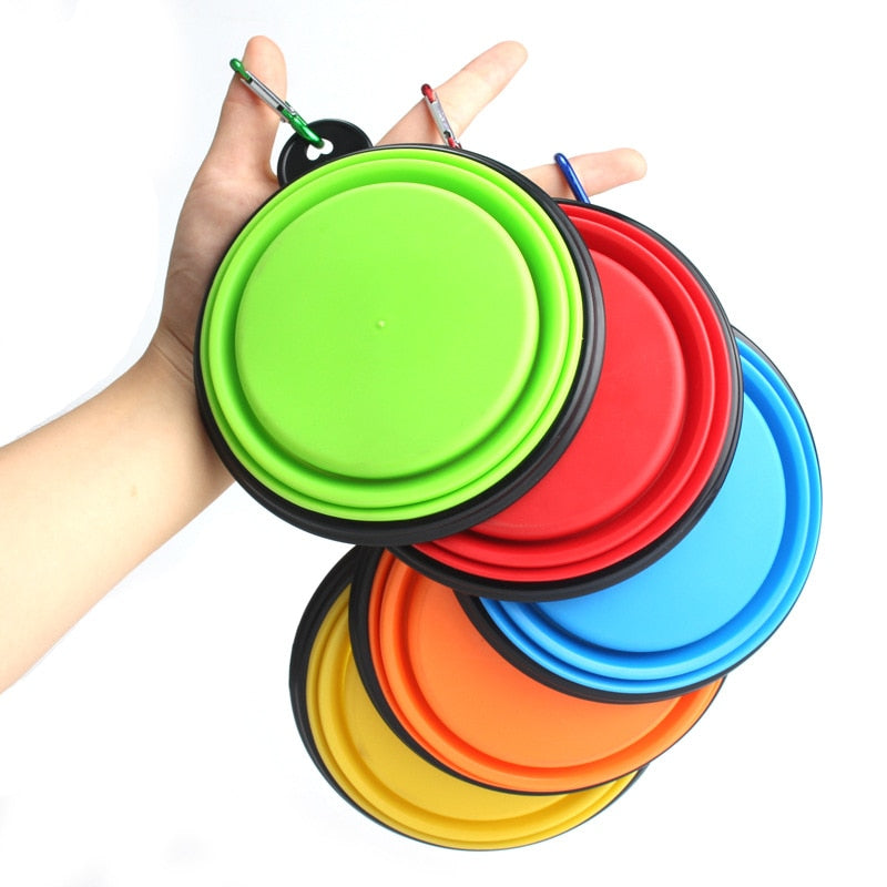 1PC Foldable Silicone Bowl for Pet